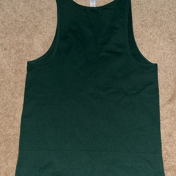 Athleta Forest Green V Neck Tank Top Small - Picture 6 of 8